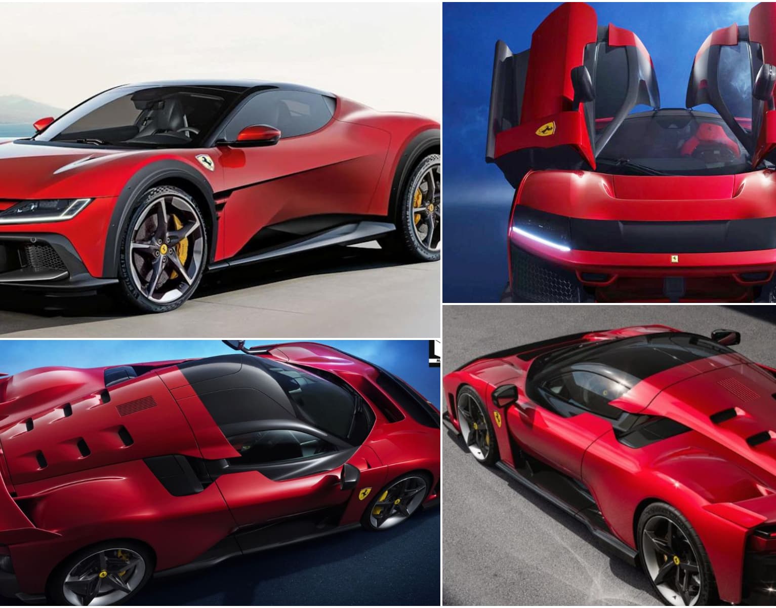 Ferrari Elettrica, primul model electric din istoria mărcii. Are sunet artificial de bolid, 1.000 de cai putere și greutatea unui SUV