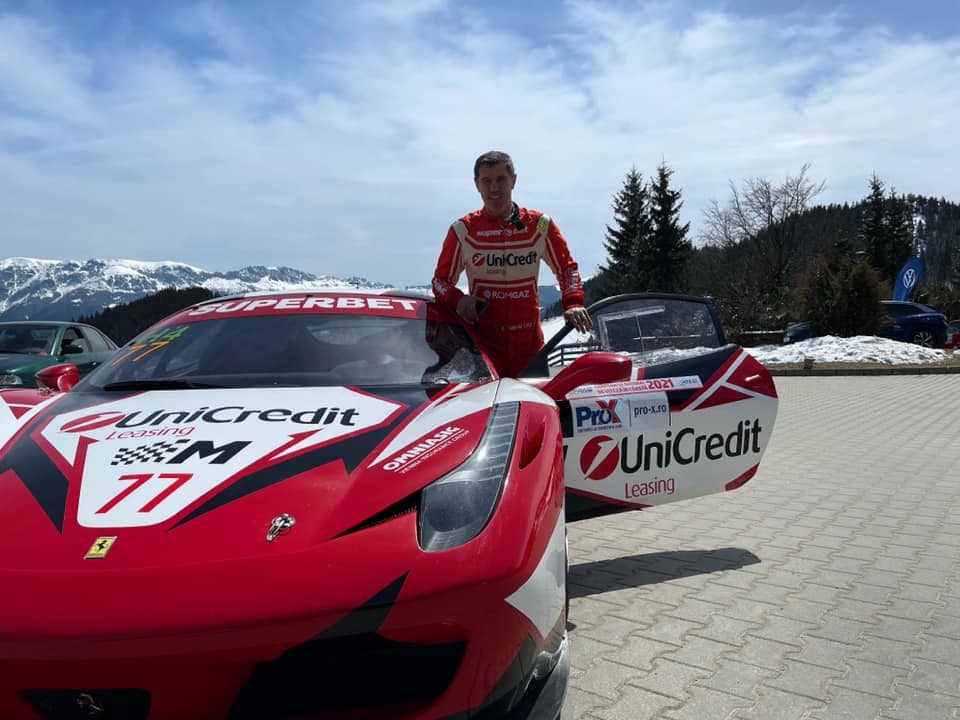 La cât e evaluat Ferrari-ul de raliu al lui Mihai Leu. Este una dintre cele mai scumpe mașini din competițiile auto de la noi