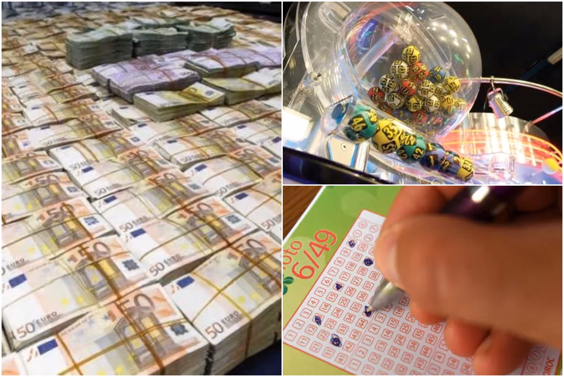 S-a câștigat cel mai mare premiu din istoria Loto 6/49. Biletul a costat doar 8,50 lei!