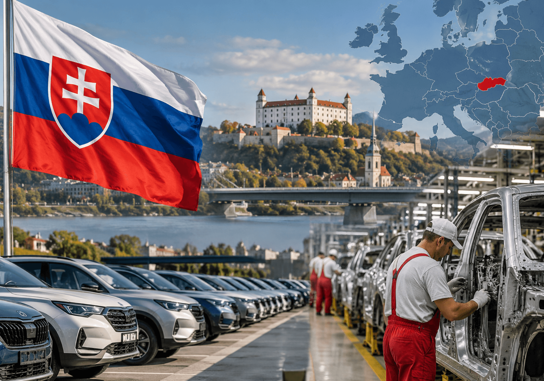 Slovacia, uzina auto a Europei. Oficial este țara care produce mai multe mașini pe cap de locuitor decât oricine în lume
