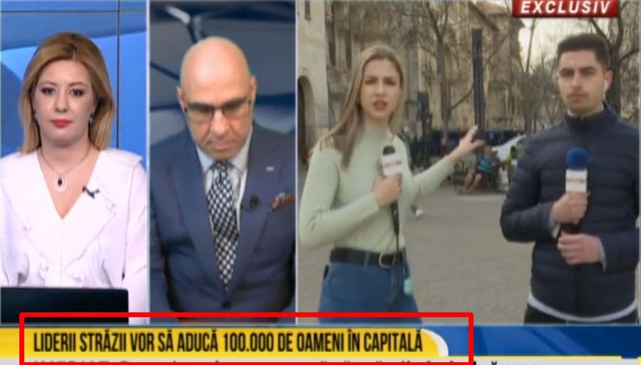 RTV și AUR incită la proteste „masive” în weekend: „100.000 de oameni în Capitală”