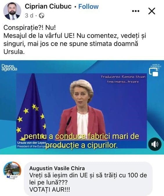 AUR nu vrea deloc fabrici de cipuri în UE: „Iată ce ne spune doamna Ursula”