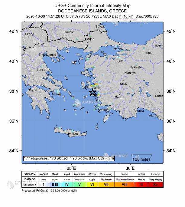 CUTREMUR în TURCIA și GRECIA: Au fost înregistrate primele VICTIME