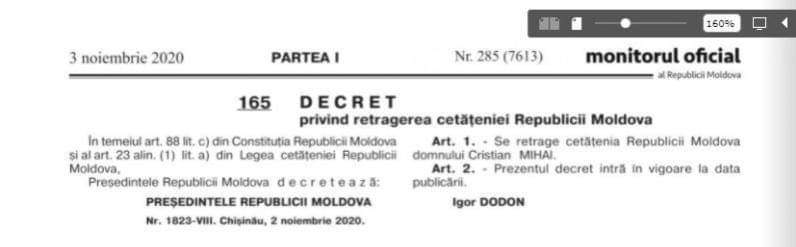 Lovitură pentru fugarul RIZEA! Dodon a semnat decretul