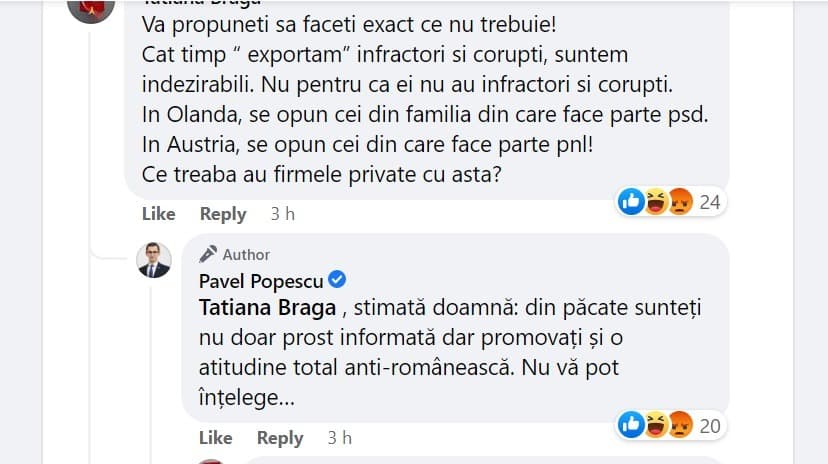 Deputatul PNL Pavel Popescu amenință cu legi împotriva firmelor austriece și olandeze