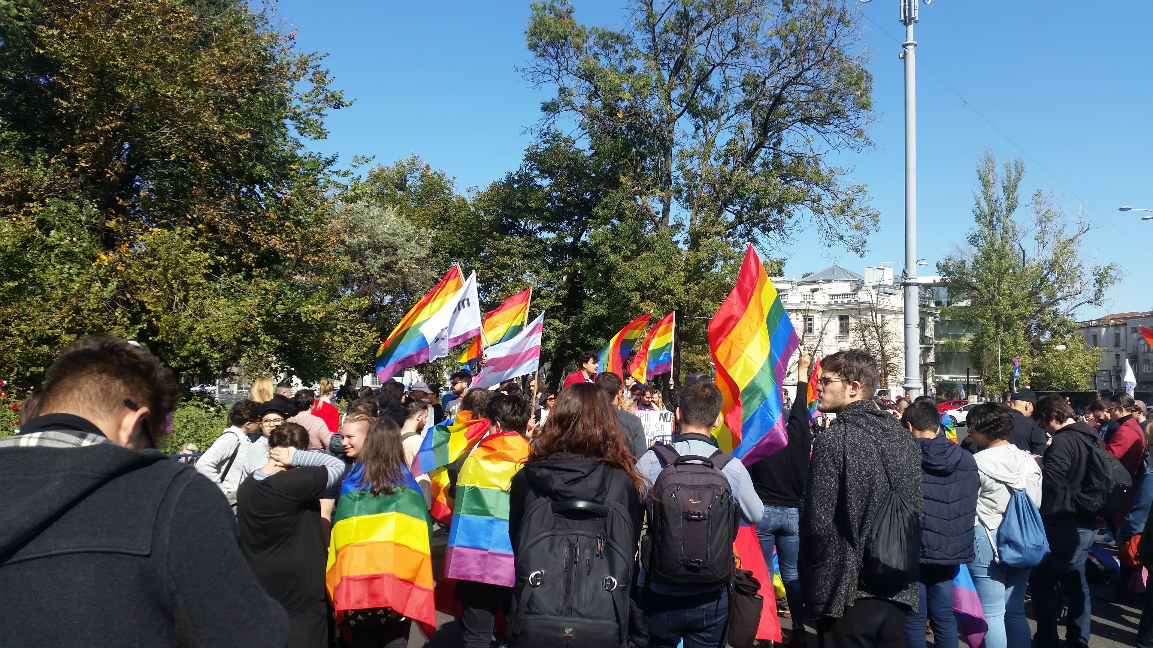 Manifestație pentru boicotarea referendumului în Piața Victoriei: Separați Biserica de Stat