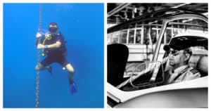 De la o extremă la alta! Mihai Mărgineanu a lăsat aviația pentru scufundări subacvatice
