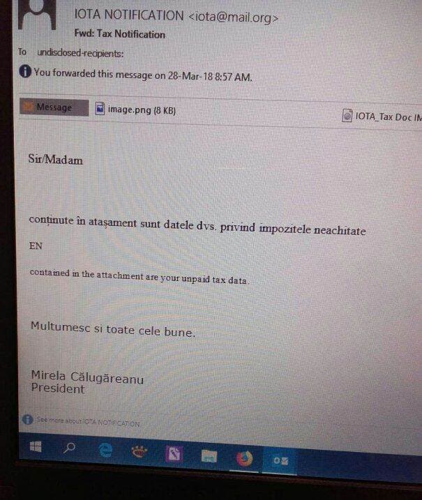 AVERTISMENT: Ignorați solicitările de date confidenţiale care pretind că provin de la ANAF