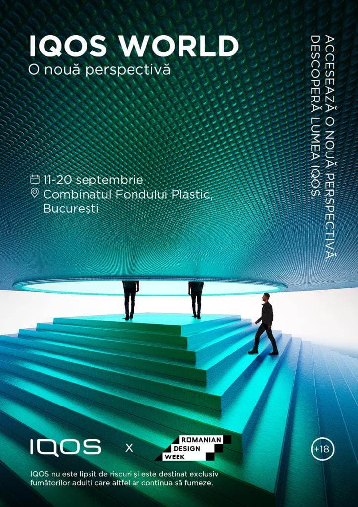 IQOS și Qreator by IQOS susțin creativitatea prin parteneriatul cu Romanian Design Week