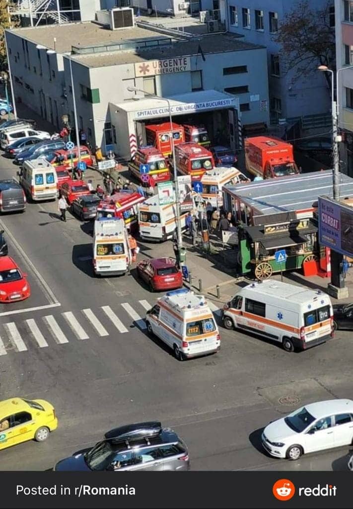 Imaginea zilei! Azi, la spitalul Floreasca din București