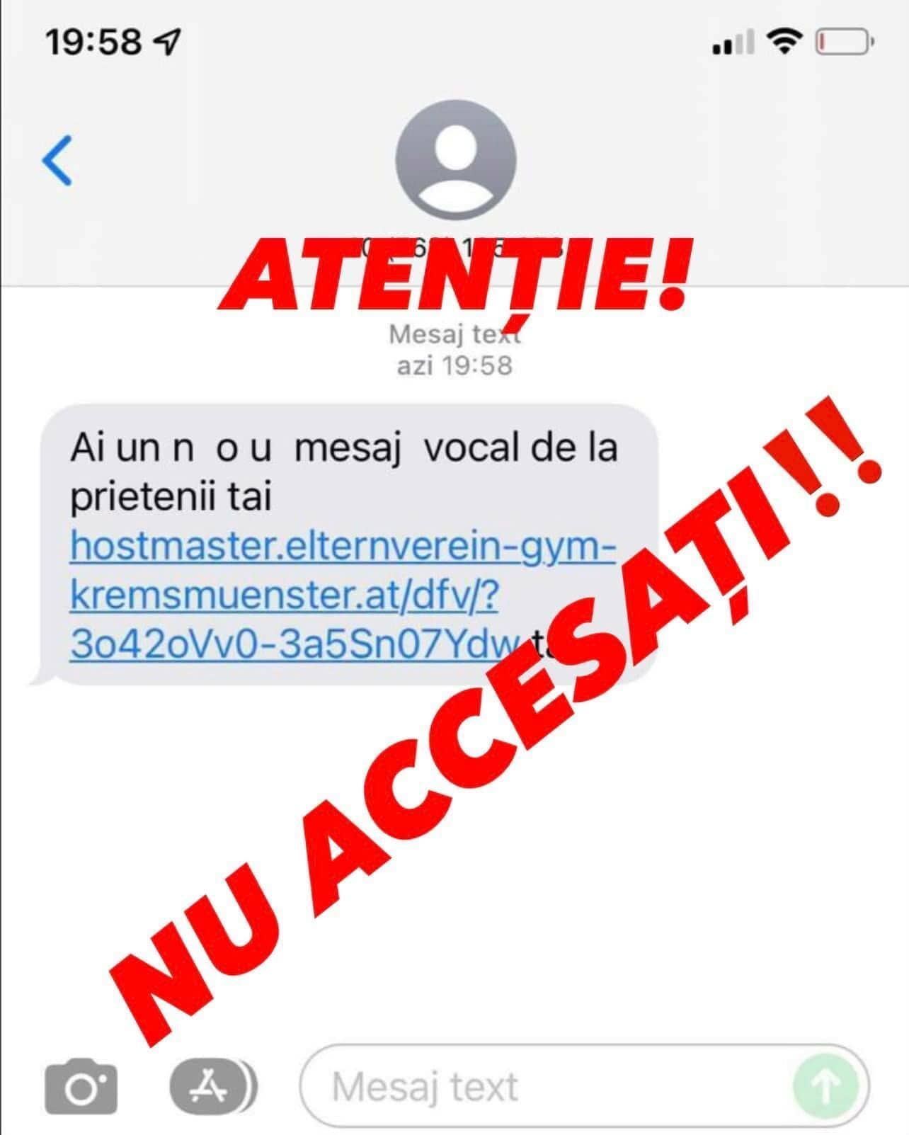 Ați primit un mesaj de tip sms? Atenție mare, e un atac cibernetic pe scară largă în România