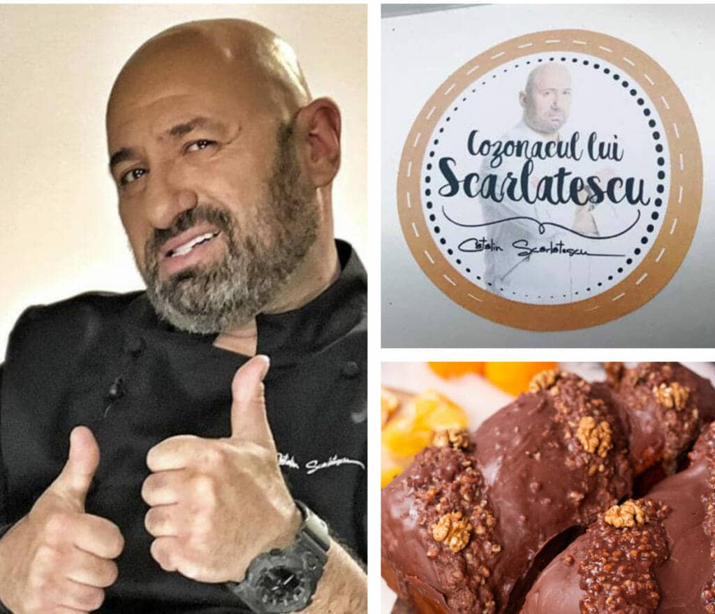 Cât te costă masa de Crăciun gătită chiar de Cătălin Scărlătescu! Cheful prepară piftie, friptură, chiar și vestitul său cozonac, marcă înregistrată