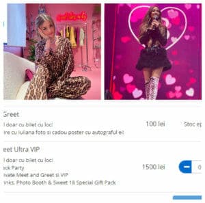 Iuliana Beregoi, împlinește 18 ani. Costă 1500 lei să ai poză cu vedeta YouTube-ului românesc