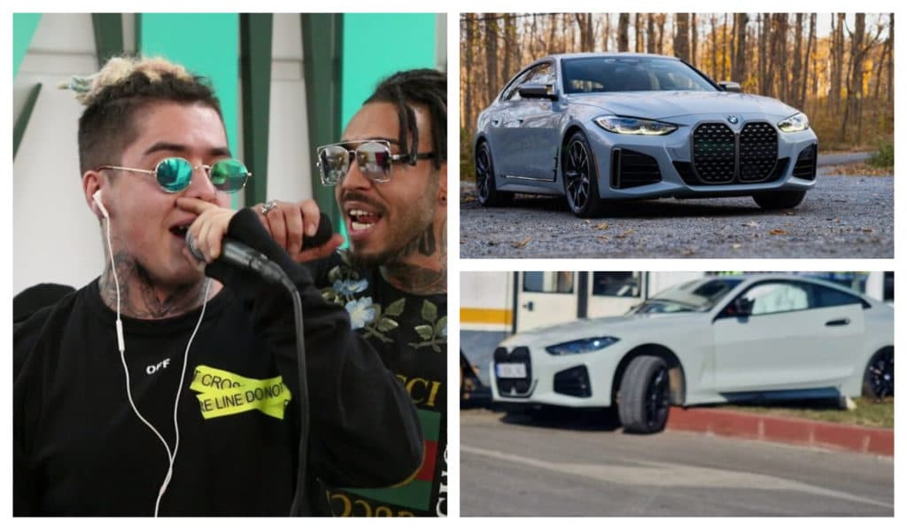 Lino Golden a ajuns cu ”Panamera” sub tramvai /FOTO! Vedeta adolescenților a făcut un accident ce a blocat Șoseaua Alexandriei