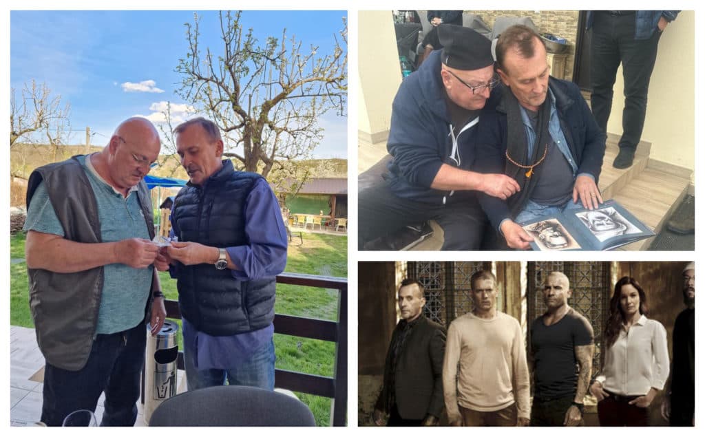Actorul Robert Knepper a petrecut Paștele ortodox într-un sat românesc, la Bogați. T-Bag din ”Prison Break” a testat țuica lui Bebe Cotimanis /FOTO