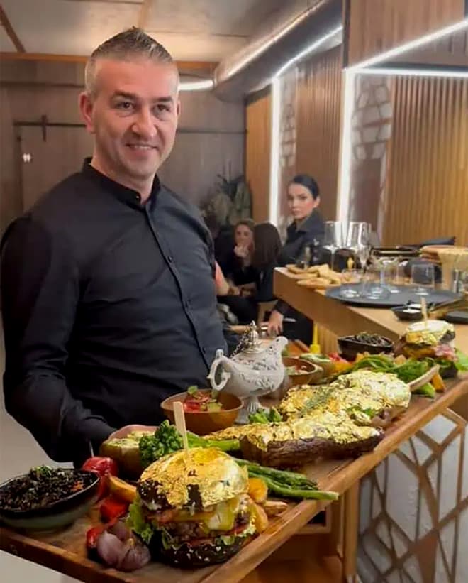 Platou cu mâncare pentru care se achită 6000 de lei la un restaurant din România. Ce conține