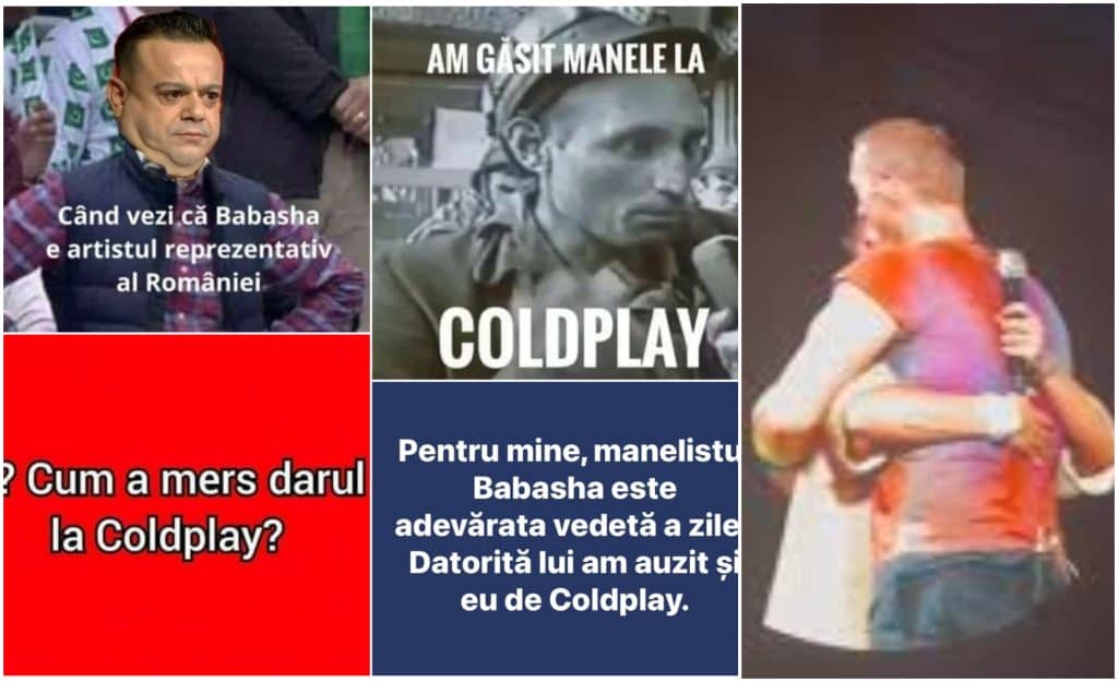 Coldplay și Babasha: cele mai tari GLUME născute din această prietenie! Mai amuzantă, o afaceristă vrea prin petiție interzicerea manelelor