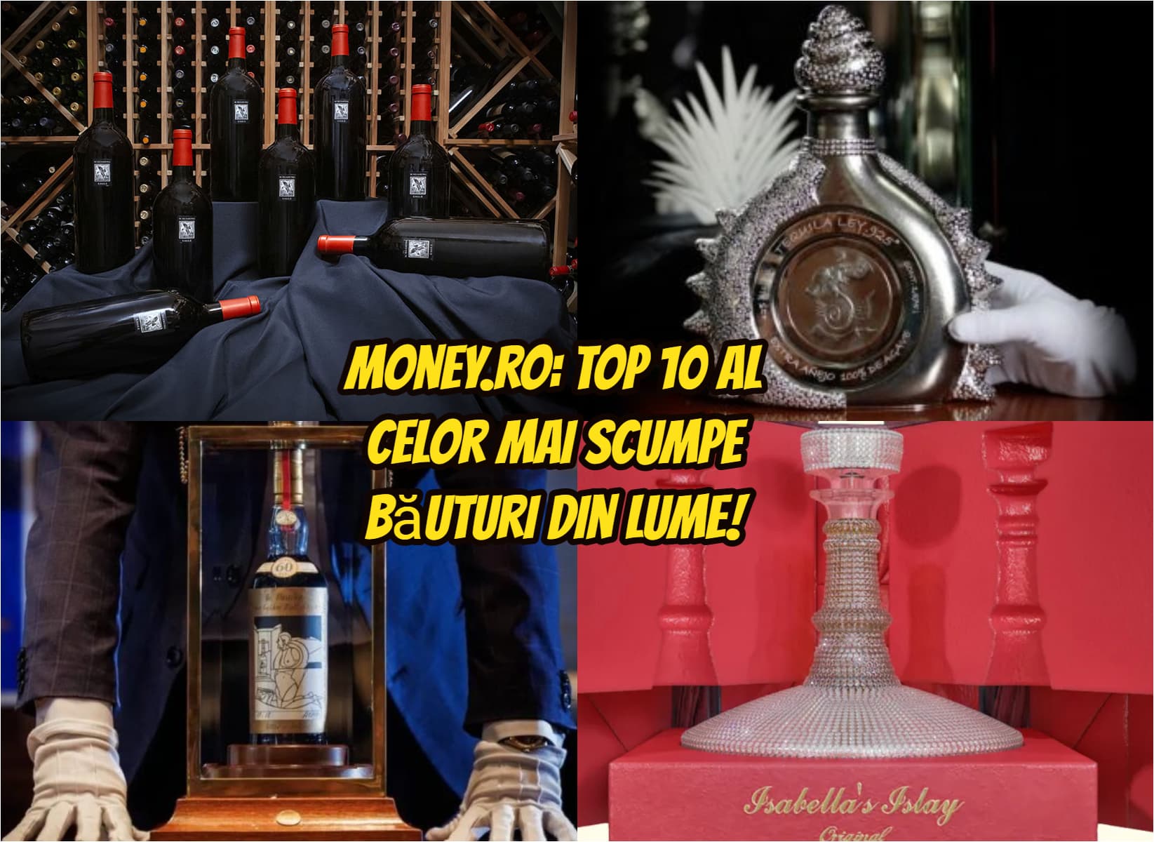 Cele mai scumpe băuturi din lume! Top 10 licori care valorează cât opere de artă