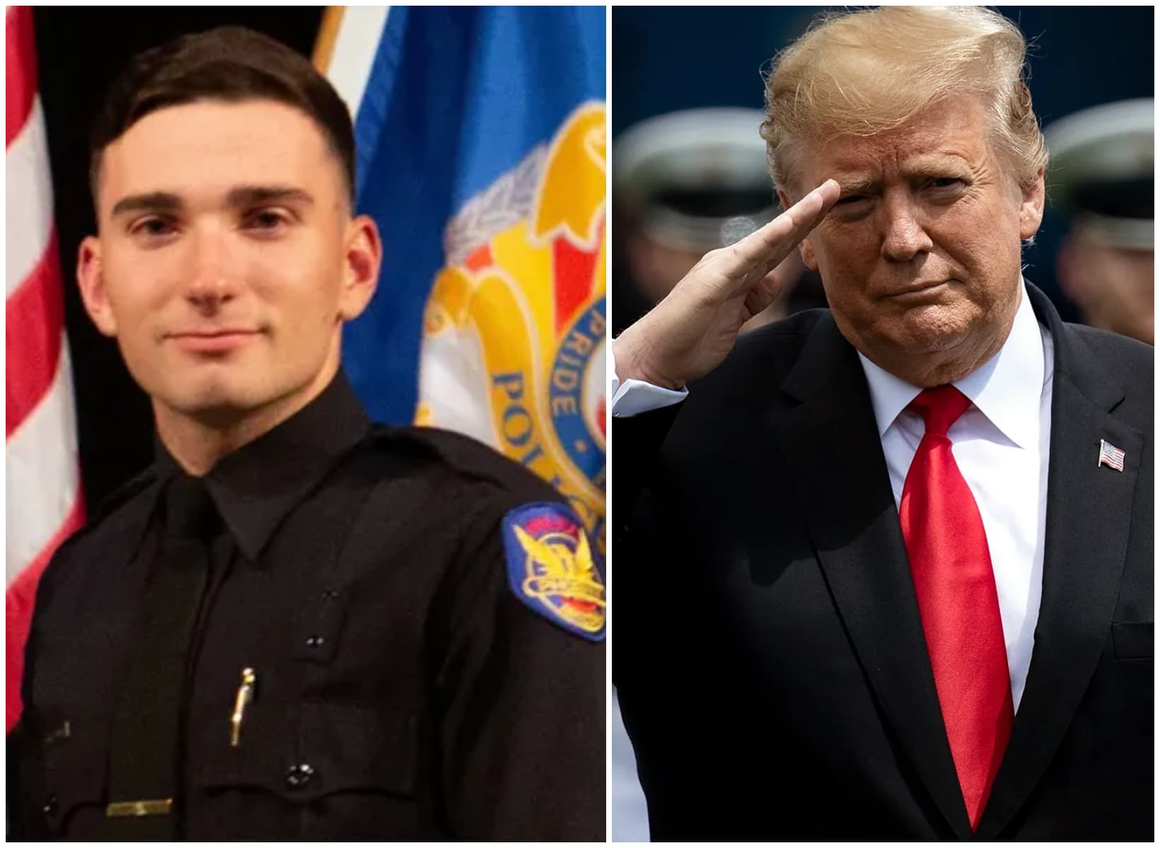 Donald Trump l-a omagiat pe polițistul erou de origine română la ceremonia de învestire: ”Mulțumesc, Tyler!”