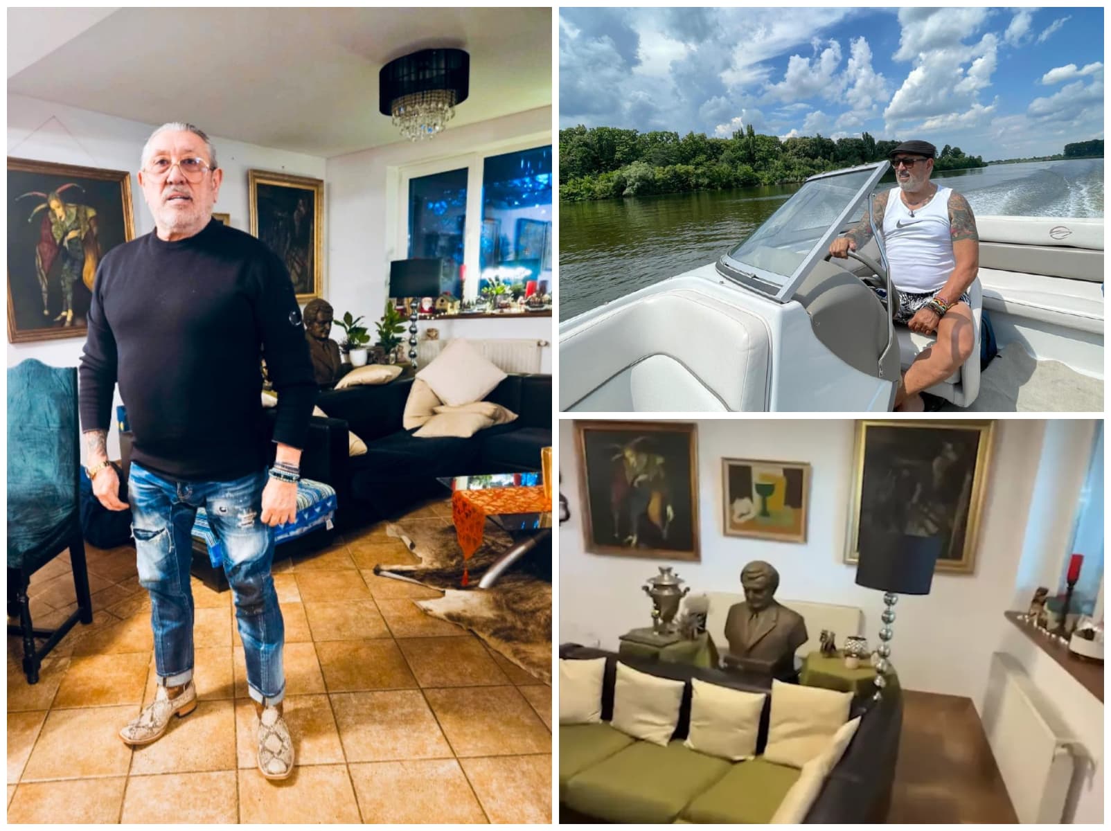 Imagini din casa lui Serghei Mizil de la Snagov. „Am trei, una lângă alta. Una ca asta cred că se vinde undeva la 800.000-900.000 de euro”