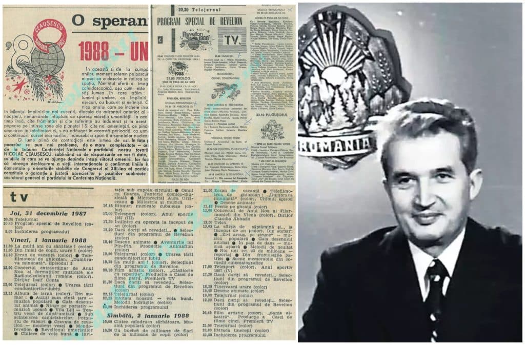 Ultimul mesaj de An Nou al lui Nicolae Ceaușescu /VIDEO! Ce au văzut românii la ultimul Revelion TV în comunism