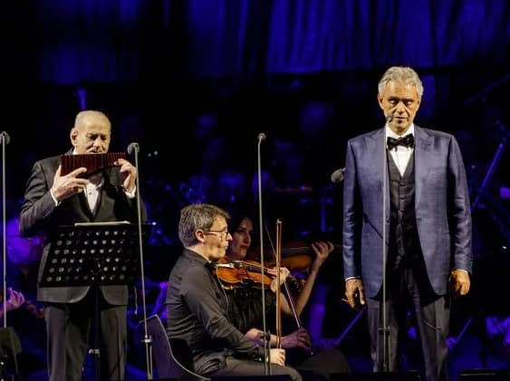 Legendarii Andrea Bocelli și José Carreras vor concerta în Piața Constituției!