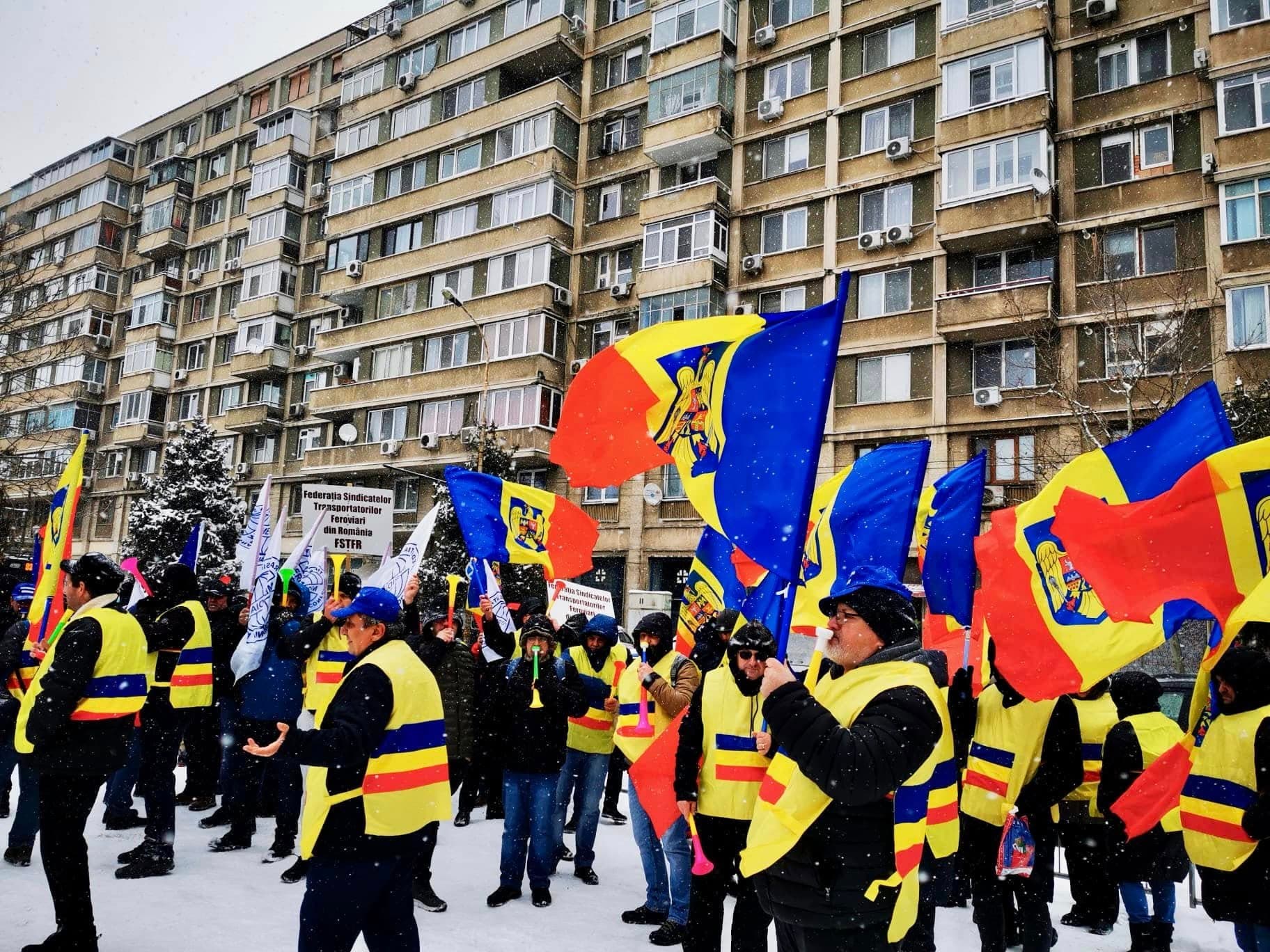 Ceferiștii continuă să protesteze. Care sunt nemulțumirile lor
