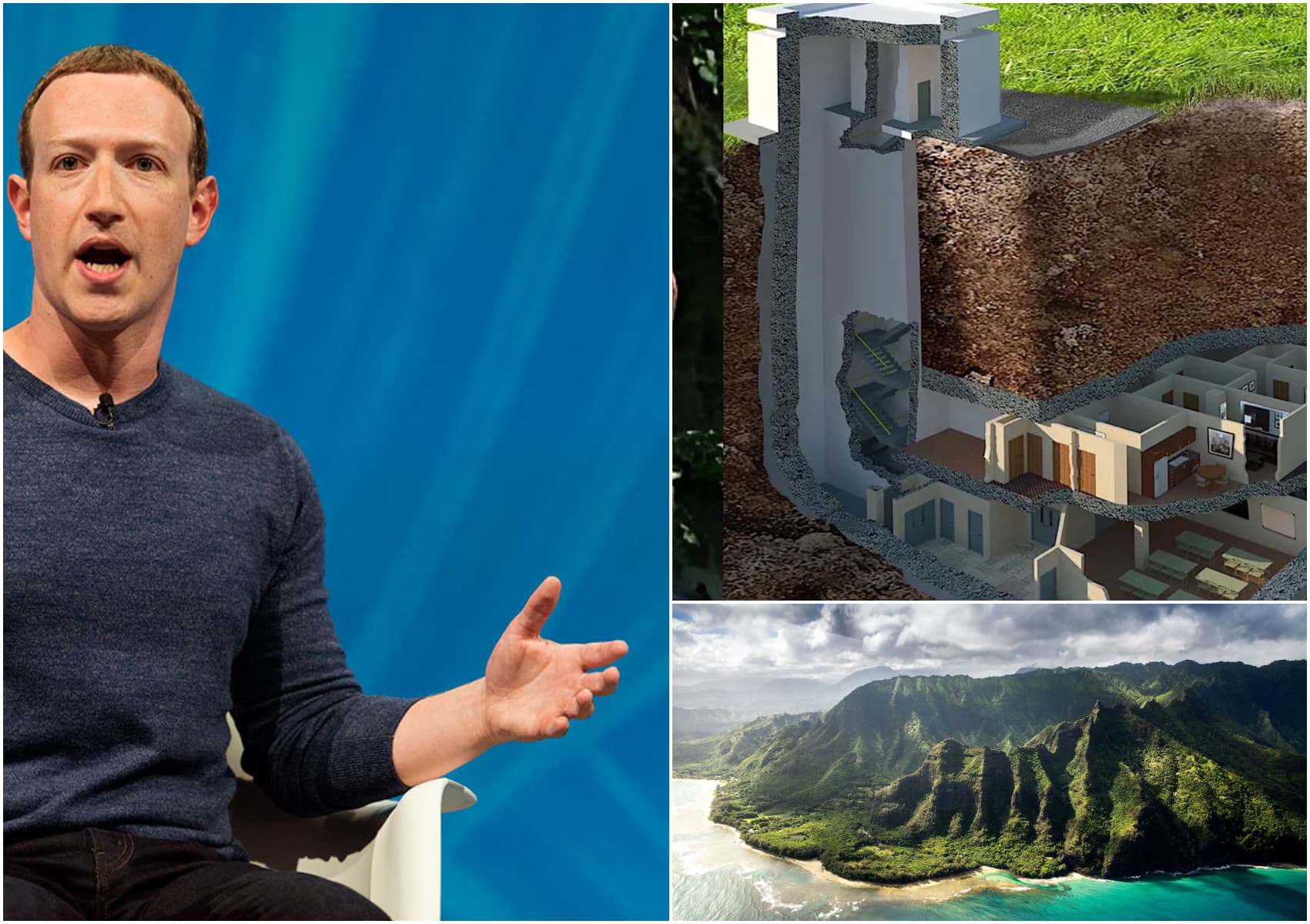 Mark Zuckerberg și-a făcut buncăr de lux în Hawaii. Zuckerbunkăr de 270 de milioane de $