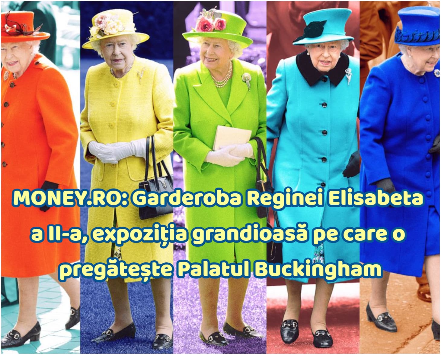 Garderoba Reginei Elisabeta a II-a, expoziția grandioasă pe care o pregătește Palatul Buckingham