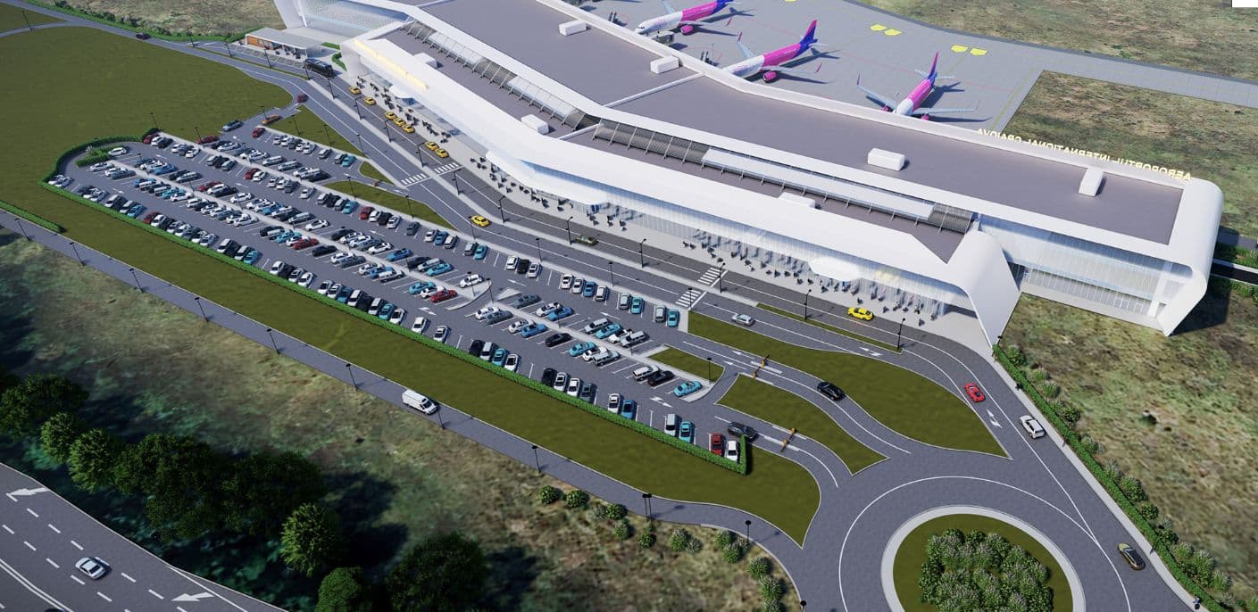 Cel mai mare terminal aeroportuar regional din România, aproape gata la Craiova. Când va deveni operațional