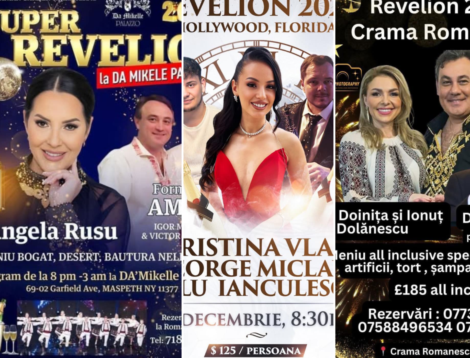 De Revelion 2026 se petrece românește pe toate meridianele, de la New York la Miami, Calgary și Londra