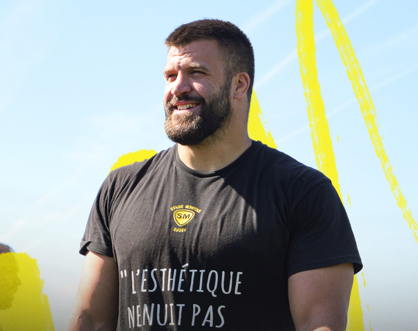 Gheorghe Gajion, gigantul din naționala de rugby vorbește patru limbi străine! Nu doar forță brută
