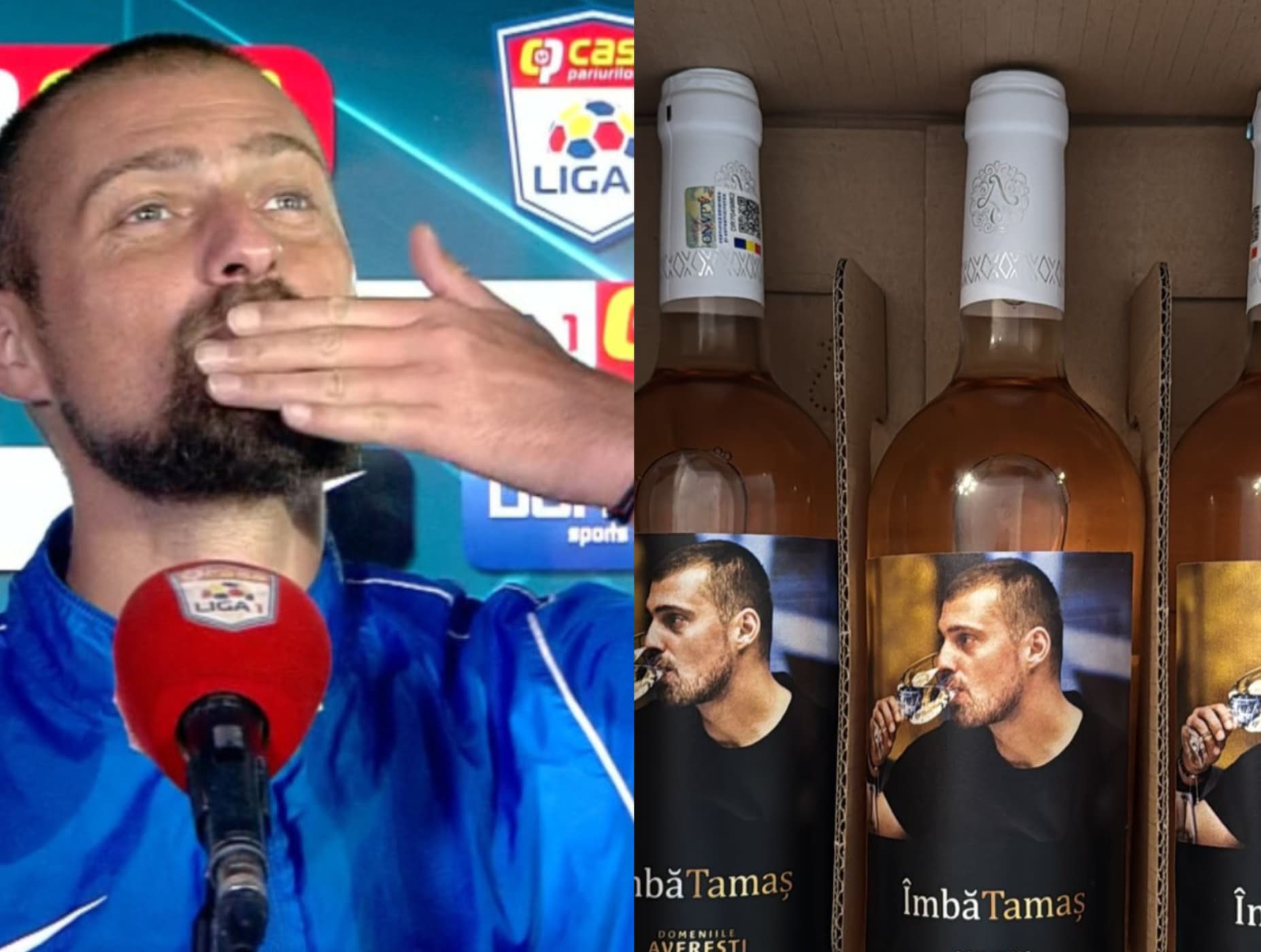 „ÎmbăTamaș”, vinul lui Gabriel Tamaș! Fostul fotbalist își transformă în business pasiunea asumată pentru șpriț