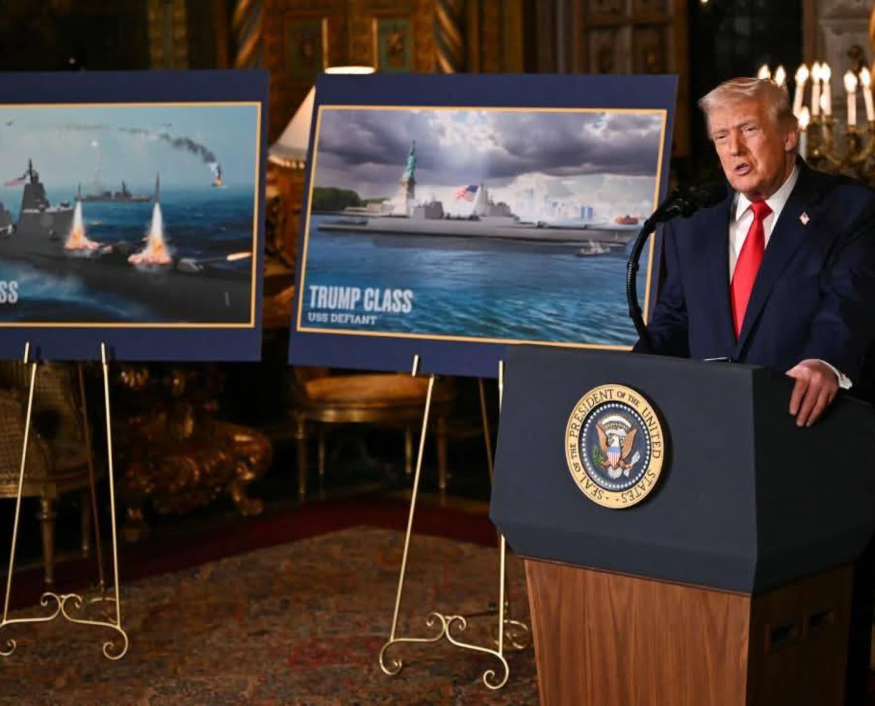 Noile nave de luptă Clasa Trump! Președintele USA laudă nouă clasă care îi va purta numele: ”Vor fi cele mai mari, rapide și puternice!”