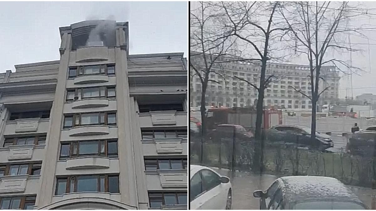 Alertă în Capitală! Incendiu la Ministerul Finanțelor. Angajații, evacuați