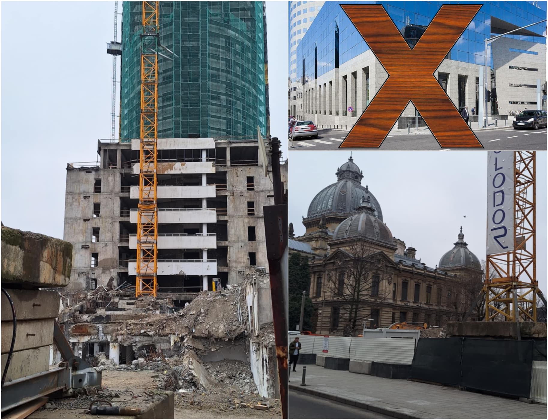 Clădirea Bancorex, ”ștearsă” din București la 27 de ani de la „țeapa” care i-a costat pe români 2,4 miliarde de dolari