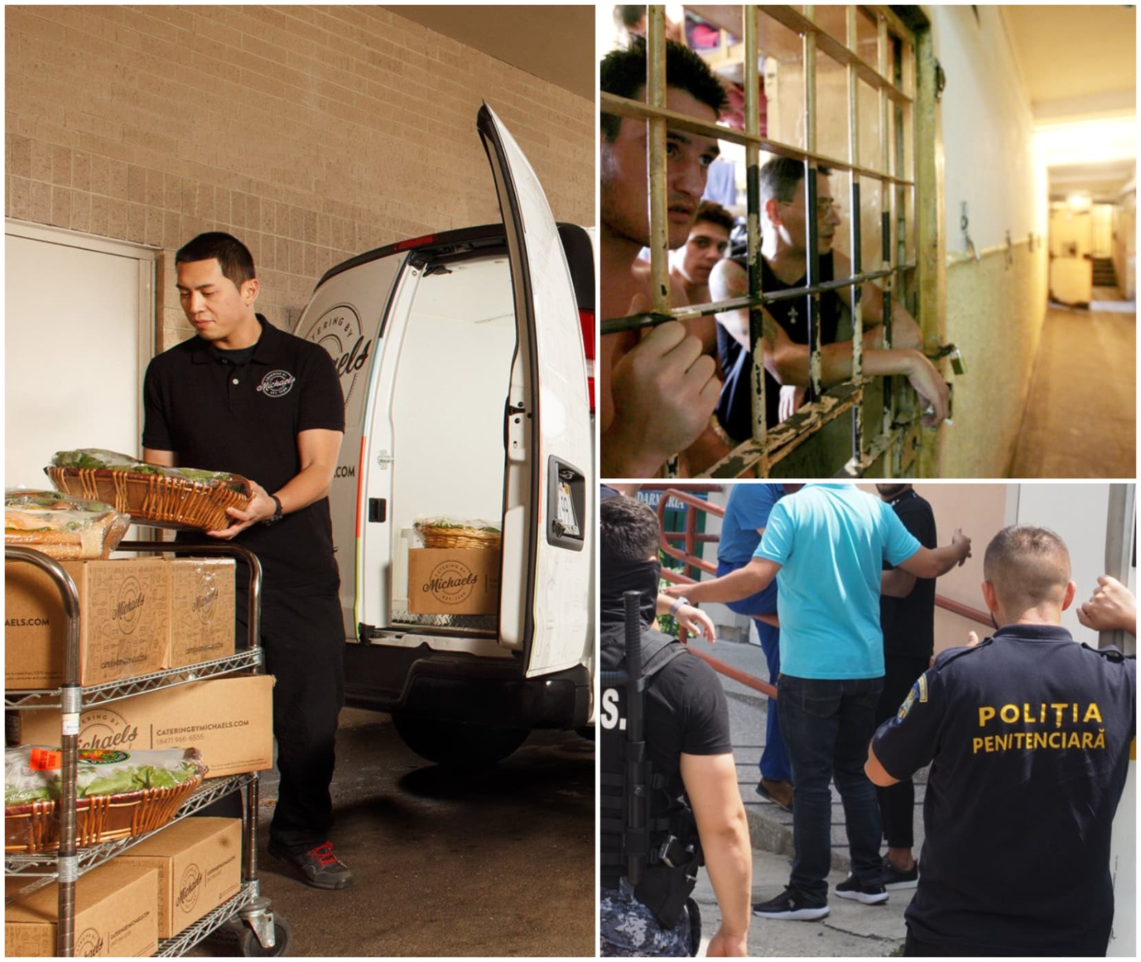 Food delivery la pușcărie în România. Nou tip de business cu somon și creveți pentru deținuții cu bani. Cum arată meniul din spatele gratiilor!