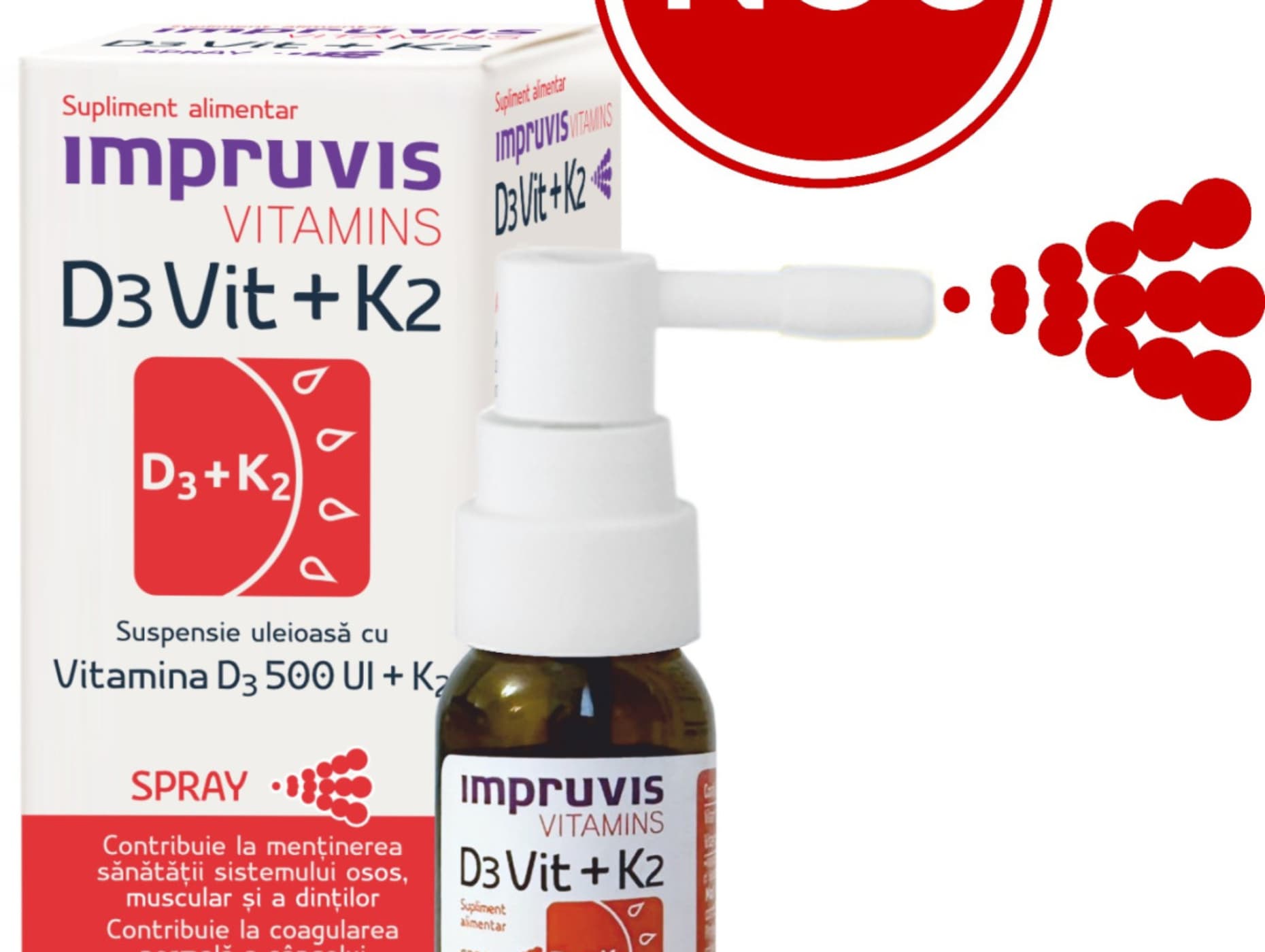 Impruvis lansează noul Impruvis D3VIT+ K2, pentru UN PLUS D3 SĂNĂTATE și IMUNITATE, de la mic la mare!