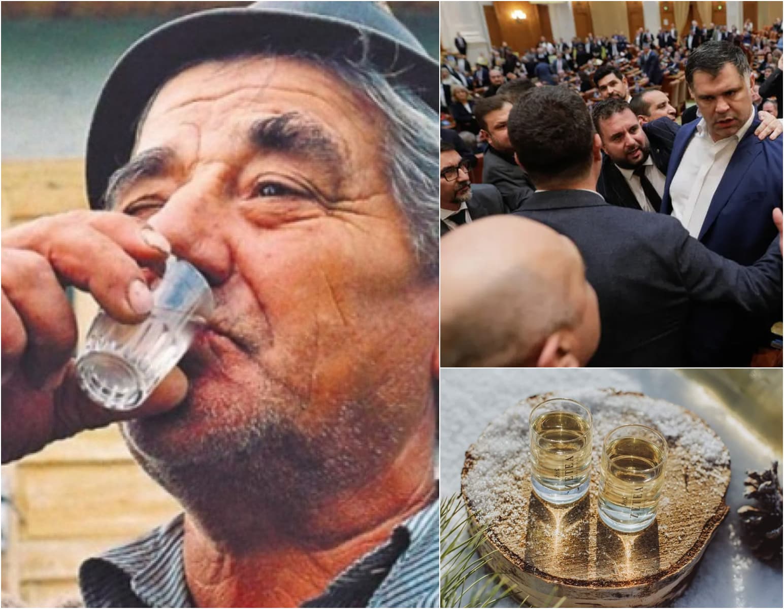 Scandal din cauza pălincii în Parlament! Deputații s-au încins pe tema câtor litri de trăscău ar trebui să-și facă românul acasă ca să fie patriot adevărat