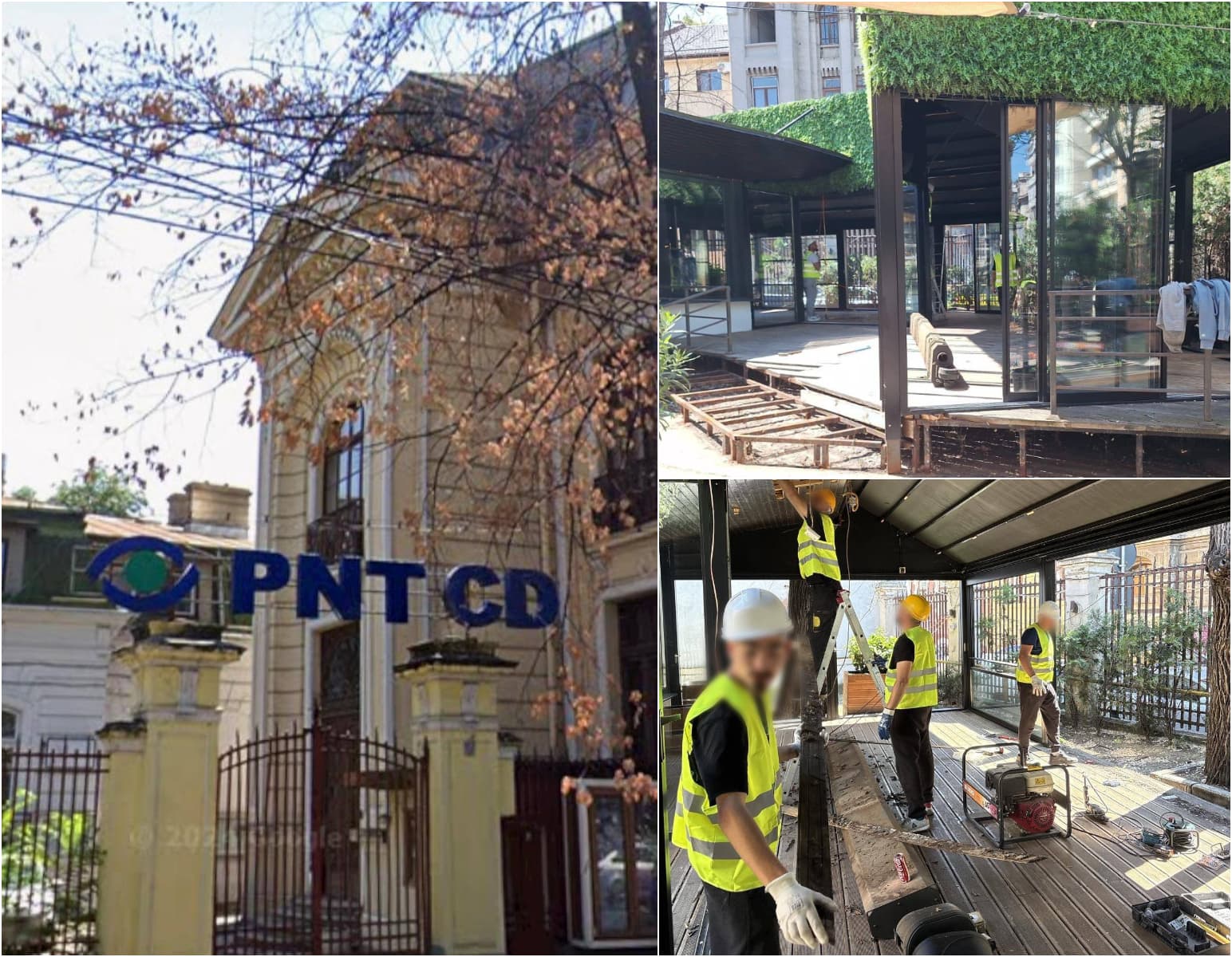 PNȚCD, evacuat din sediul primit de la primărie! Restaurantul din curtea partidului, demolat după scandalul chiriilor neplătite de partid