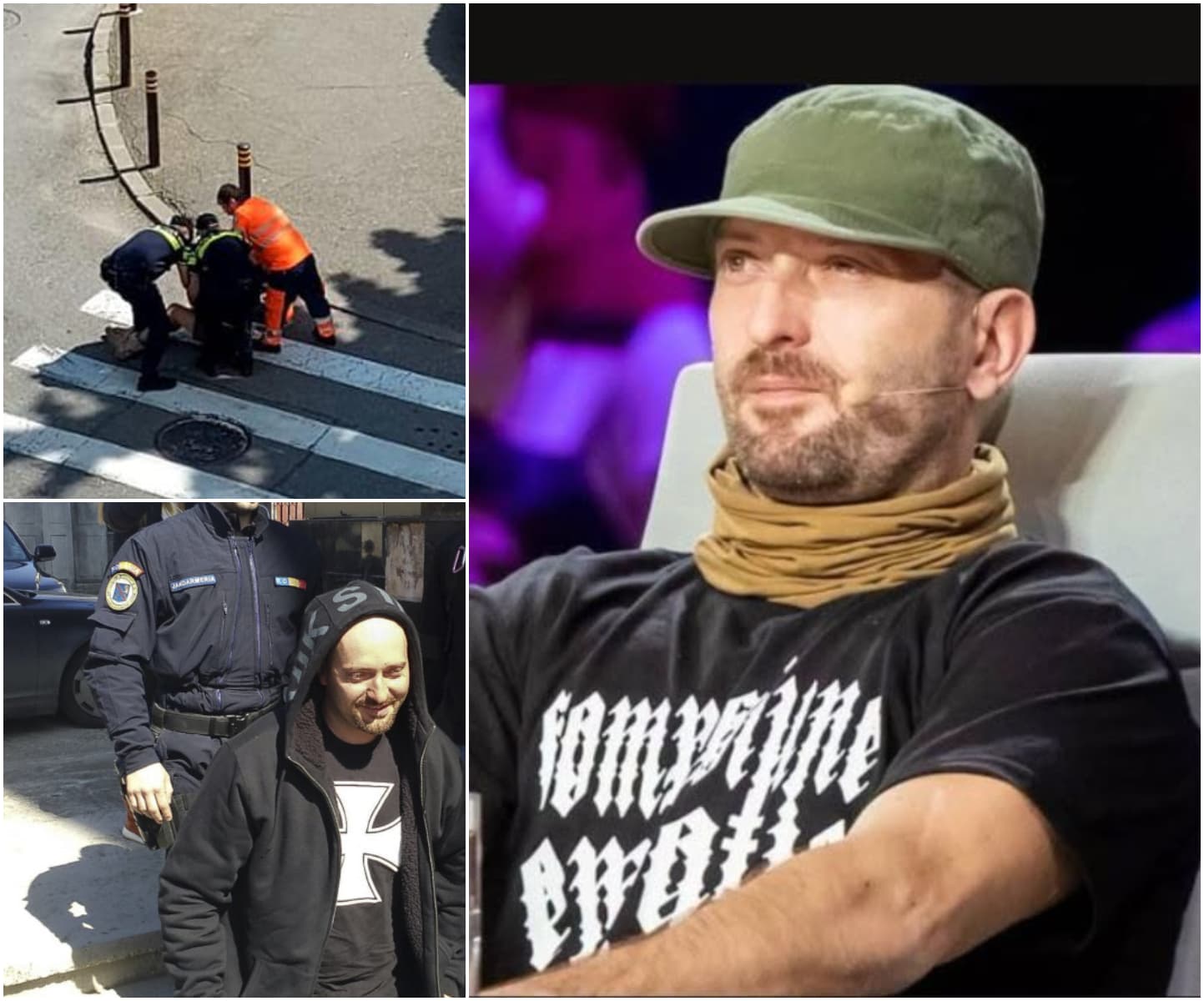Scene incredibile cu Cheloo de la Paraziții: a fugit din spital, a fost imobilizat, încătușat de polițiști și internat la psihiatrie -VIDEO!
