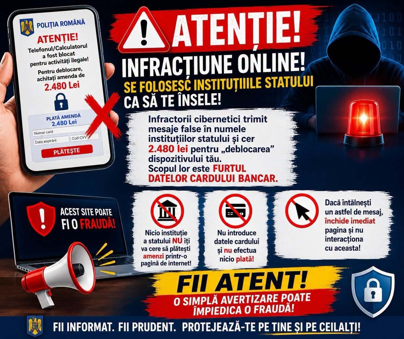 Fraude online în numele statului. Escrocheria care se ascunde în spatele avertismentelor oficiale