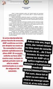 Iubita lui DRAGNEA se revoltă: „Unde este garantată demnitatea umană când omul are dureri insuportabile și este lăsat să se chinuie?!”