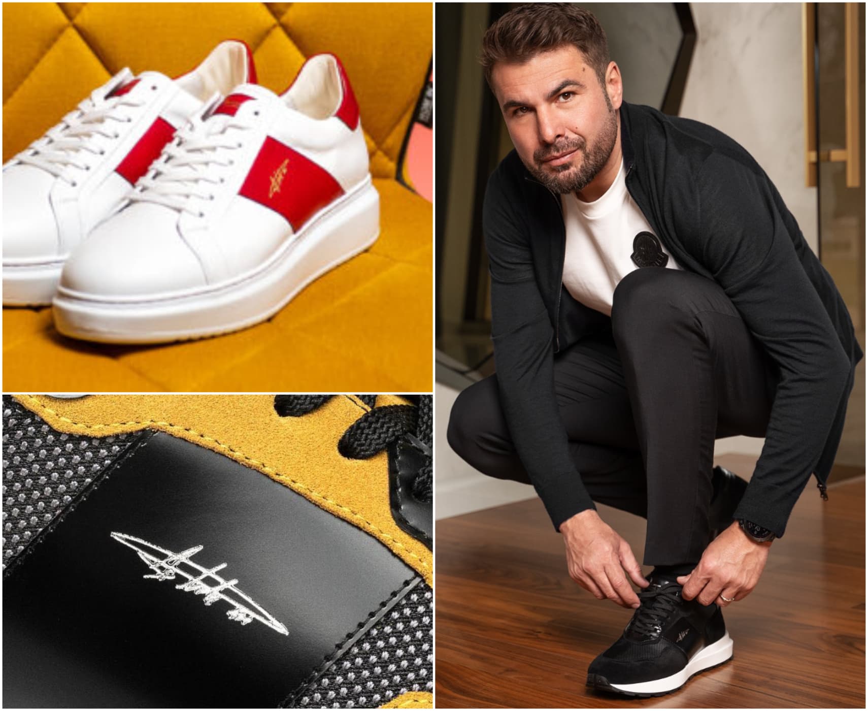 Adrian Mutu te încalță! Cum arată și cât costă sneakerșii de lux pe care i-a lansat