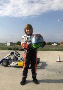 Așa tată, așa fiu! La 8 ani este pasionat de karting și a câștigat și câteva concursuri