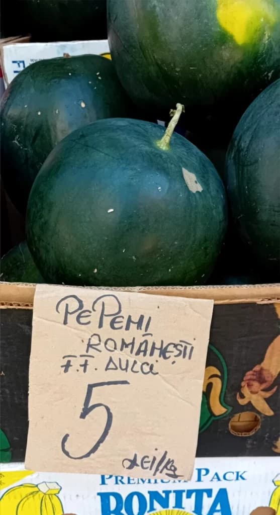 Au apărut pepenii roșii românești! Câți lei costă kilogramul
