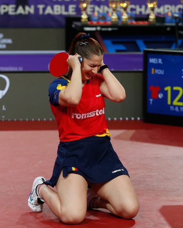 Bianca Mei-Roșu, Regina Europei la tenis de masă!