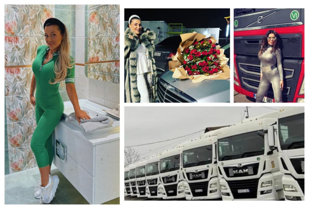 Bianca Rus și-a adus TIR-urile la București: ”Sunt pregătită să-mi iau carnetul pentru camion!” Solista este moștenitoarea unei firme de transport rutier