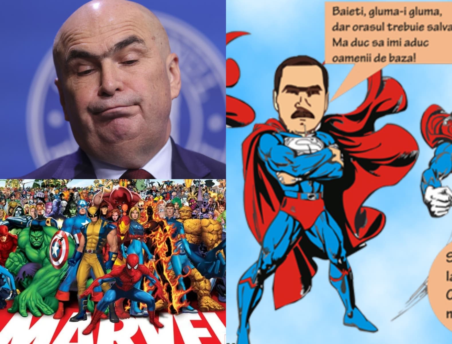 Bolojan, erou de benzi desenate. Așa arăta „Super Bolo”, mustăciosul cu pelerină care salva Oradea în campania electorală