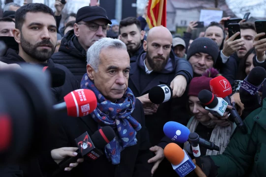 Călin Georgescu a mers duminică dimineață să voteze și s-a enervat pe jurnaliști